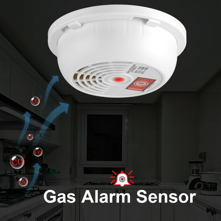 Yosoo Gas Alarm,70db Natural Gas Leak Alarm Warning Sensor Detector Home Security Tool with Indicator Light,Gas (Best Water Leak Detector)