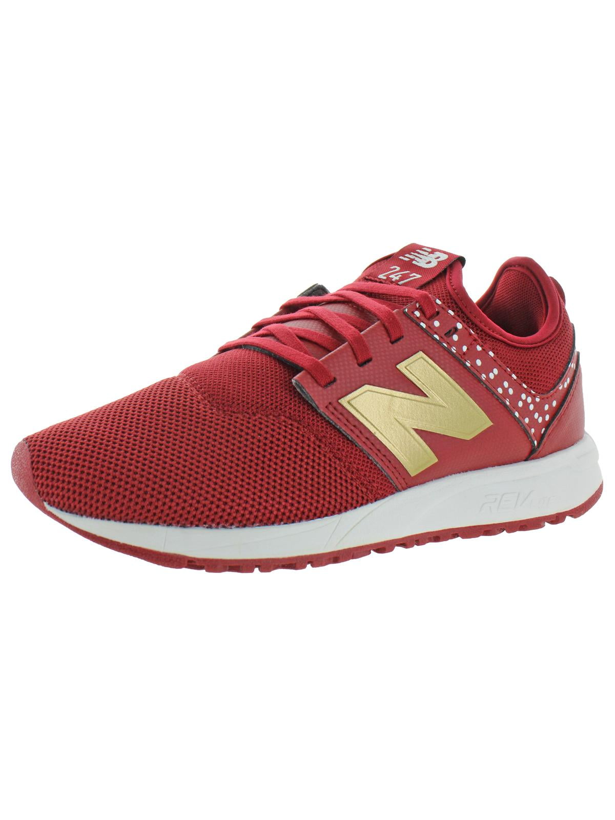 womens red new balance sneakers
