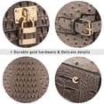 thumbnail image 2 of Top Handle Tote Handbags Work Shoulder Bags with Matching Wristlet Wallet for Women, 2 of 5