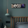 thumbnail image 2 of Large-Screen LED Display Desk Clock Temperature Date Display Clock for Girls Women Children Gifts, 2 of 4
