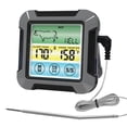 thumbnail image 4 of Sonda ,Cocina Carne Sonda De Temperatura Cocina,Remoto LCD Digital Alimentos Carne Digital,Sonda para alimentos de lectura instantánea con retroiluminación LCD,BBQ Timer Gloria  Sonda de carne, 4 of 7