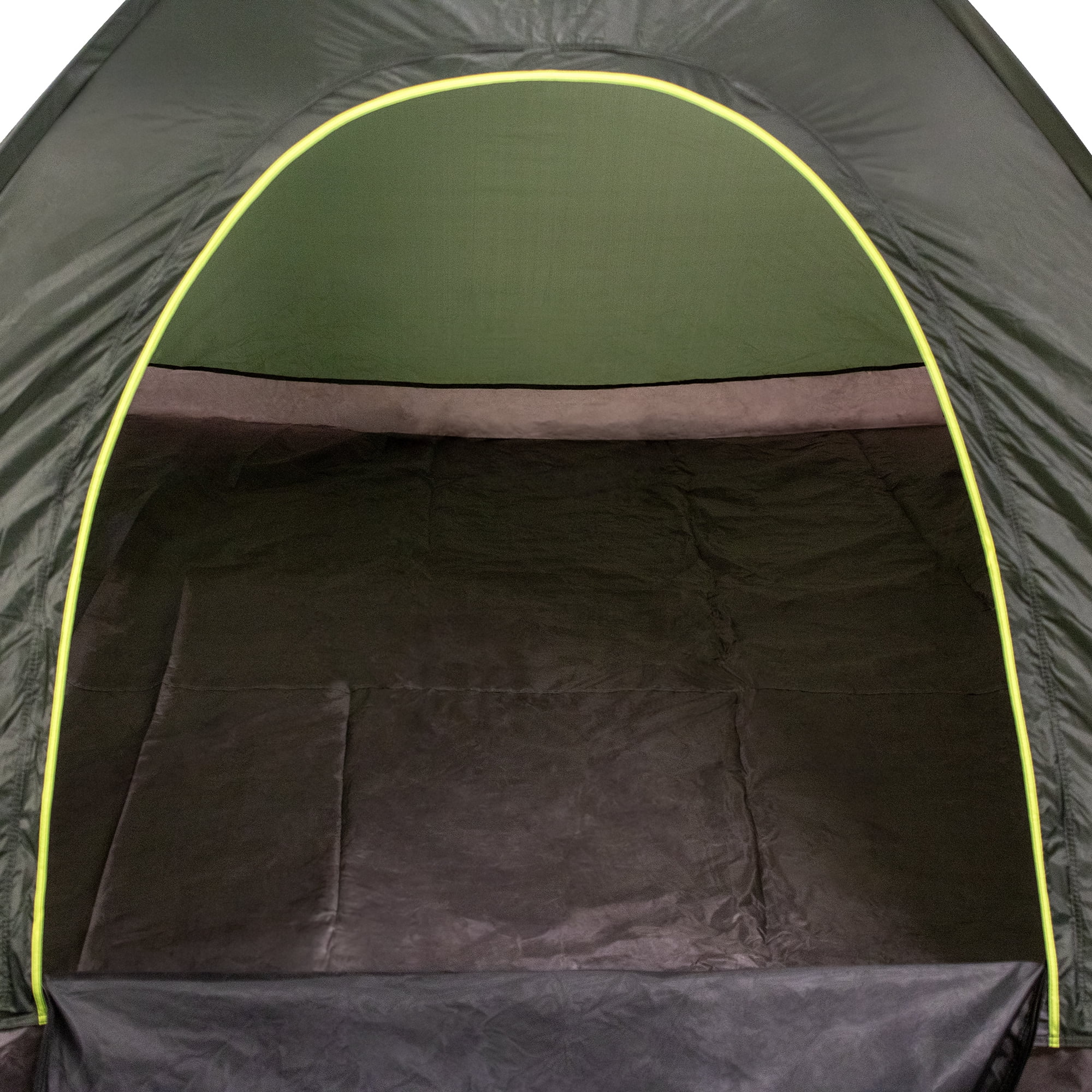 5 to 6 Person Easy Set Up Waterproof Dome Shape Tent for Outdoor Hiking, Backpacking, Camping and Sightseeing in Hunter Green