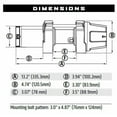 thumbnail image 5 of WARN 101020 ATV/UTV Electric Winch,Rotating End Cap, 5 of 6