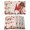 Beige, variant on Placemats Set of 4, Valentine's Day Woven Placemat, Linen Place Mats for Kitchen/Dining Tables, Pink Gnomes Romantic Love Balloon Trees Washable Table Mats for Party