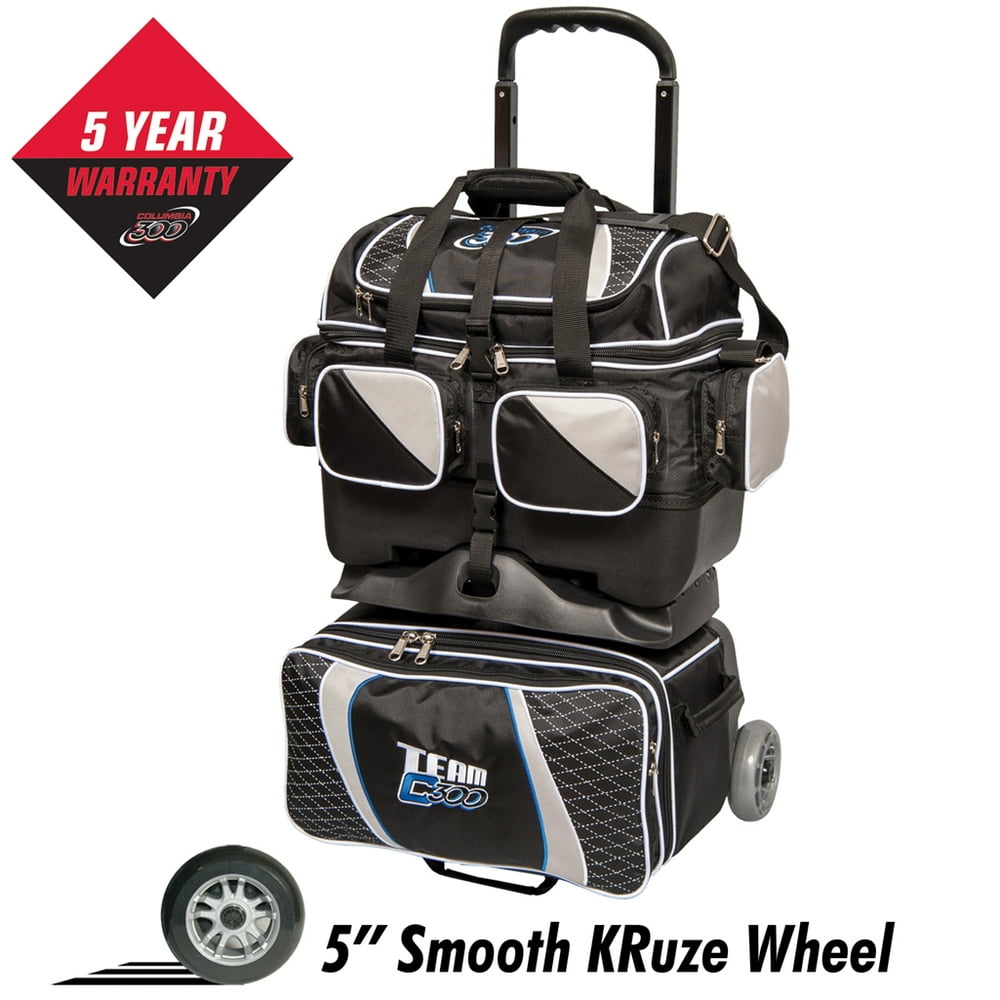 Team Columbia 300 Four Ball Deluxe Roller Bowling Bag