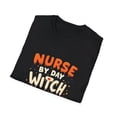 thumbnail image 4 of Nurse by Day Witch by Night Halloween  T-Shirt, 4 of 4