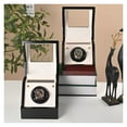 thumbnail image 3 of Wooden Automatic Watch Winder Box Finrprint Touch Silent Mechanism Movement Watch Winder Boxes Wristwatch Collecting Tools ,Easy to Use, 3 of 7