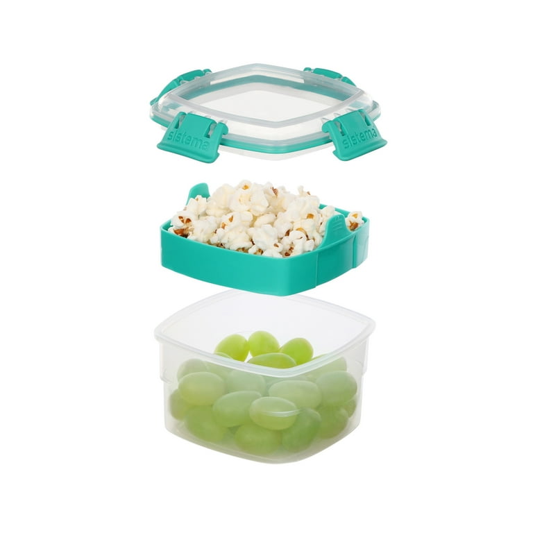 Sistema (2 or 8) Food Storage Containers with Lids for Baby Food, Yogurt