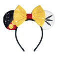 thumbnail image 5 of Diadema con orejas de Mickey Mouse para mujer, diadema con lentejuelas, lazo grande y hermoso, regalo de cumpleaños, accesorios para el cabello de fiesta para niñas y niños, nuevo y elegante, 5 of 5