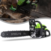 Steelite 62CC Gas Powered Chainsaw,20 Inch 2-Stroke Petrol Handheld Cordless Chain Saw,Gasoline Gas Chainsaws for Wood Cutting, Tree Trimming