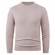 thumbnail image 2 of Kalauyu Men's Pullover Sweater Crewneck Cable Knit Long Sleeve Sweater Classic Soft Knitted Sweaters with Ribbing Edge, 2 of 5