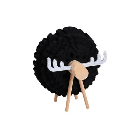 

Amuver Felt Heat Insulation Pad with Wood Elk Storage Rack Anti-slip Water Absorption Home Decoration
