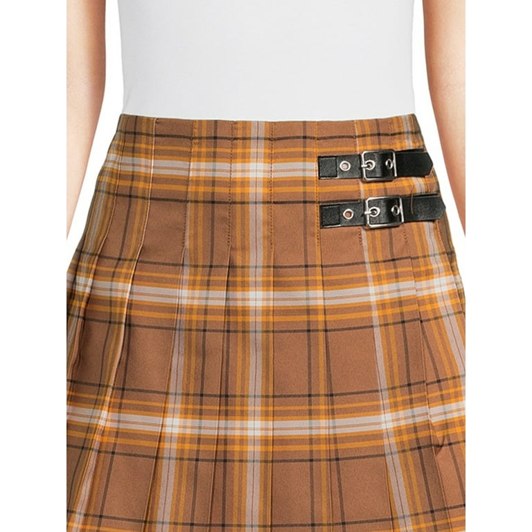 Pleated skirt walmart cheap