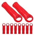 thumbnail image 3 of Masteelf Mop Handle End Cap Replacement Grips for Mop Handles Tube Tail Made of Plastic Red Color 10 Pieces, 3 of 11