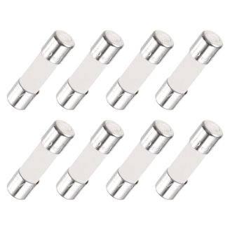 10Pcs Round Fuse Assortment - 500mA To 10A 250V Electrical Fuses (T10A Package)