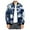 Dark Blue, variant on Utoimkio Men's Casual Stand Collar Jacket Tie-dye Printed Long Sleeve Full Zipper Jackets Fall Winter Outwear with Pockets
