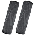 thumbnail image 2 of ALAZA Gray Wave Lines Car Seat Belt Adjuster Neck Covers Shoulder Cushions Pads M, 2 of 8
