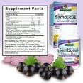 thumbnail image 3 of Nature’s Answer Kids Sambucus Black Elderberry Chewables, Vitamin C & Zinc Immune Support, Great Tasting Berry, 45 Count, 3 of 6