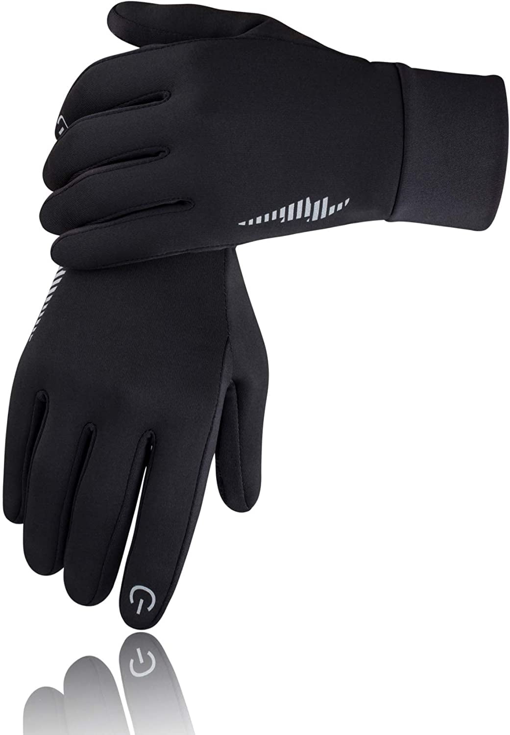 Fitgym Men Women Winter Gloves Touchscreen Lightweight Windproof Warm Gloves for Cycling Running Driving 