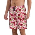 thumbnail image 2 of Fotbe Rose Flowers Trajes de Baño Estampados para Hombre, Shorts de Verano de Secado Rápido, Ropa de Playa, Bañadores-Small, 2 of 6