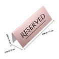 thumbnail image 2 of Moluckfu 4Ud Carteles Para Reservar Mesas En Acrílico Oro Rosa Para Eventos, 2 of 8