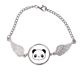 thumbnail image 1 of Caricaturas, ositos panda. Pulsera pulsera pulsera alas de ángel pulsera, 1 of 3