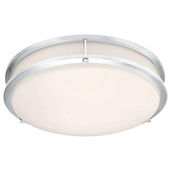 Access Lighting 20503LEDD-CH-ACR Lampe de Plafond Solero II 19 Po. Chrome LED Flush Mount, Lentille Acrylique