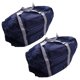 thumbnail image 1 of 2X Gran Capacidad Casual Plegable Bolsas de Almacenamiento de Equipaje Una Prueba de Agua Maleta Bolsa Azul Marino, 1 of 5