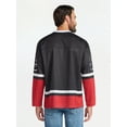 thumbnail image 3 of SpongeBob SquarePants Men's & Big Men's Graphic Hockey Jersey with Long Sleeves, Sizes S-3XL, 3 of 5