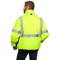 thumbnail image 3 of Bass Creek Outfitters Men's Oxford Insulated Safety Work Jacket with Hidden Hood, Sizes S-3XL, 3 of 13