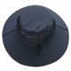 thumbnail image 3 of Sombrero para el sol para hombres y mujeres, sombrero de pescador de ala ancha impermeable, sombrero boonie plegable para pescar, hacer senderismo, ir al jardín o a la playa, 3 of 5