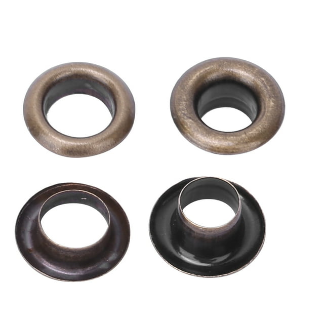 100Pcs Grommet Eyelets Tool Brass Eyelet For Shoes Belt Backpack Leather Craft DIY Scrapbook 5mm