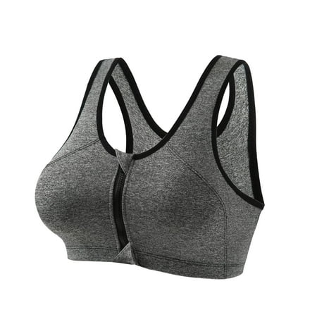 

Gyedtr Women s Clothes Women s Sports Underwear Yoga Wear Running Back Training Shock-Proof Vest Breasted Bra