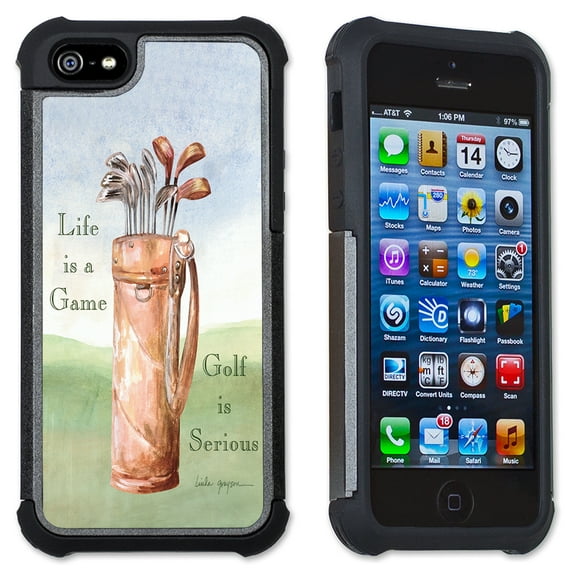 Apple iPhone 6 Plus / iPhone 6S Plus Cell Phone Case / Cover with Cushioned Corners - Golf is Serious