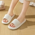 thumbnail image 4 of USSUMA House Slippers for Woman Unisex Fashion Casual Home Lightweight Indoor and Outdoor Wear Spring and Summer New Flat Slippers Wide Width Comfort Slides Festival Gift, 4 of 6