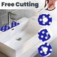 thumbnail image 3 of Sikiie Blue And White Polka Dot Splash Guard for Sink Faucet-1 PC Super Absorbent Fast Drying Mat Sink Gadgets-Splash Guard for Kitchen, Sink Mat, 3 of 7