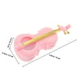 thumbnail image 2 of YSNOOWE En De Violín Color Rosa Con Material Para Organizar Anillos Y Collares, 2 of 6