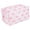 Pink, variant on Yucurem Cute Bow Pattern Makeup Bag Cotton Quilted Cosmetic Bag For Women (Pink) Portable cosmetic bag (Pink)