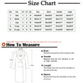 thumbnail image 2 of Holloyiver Men's Fashion Casual Irregular Hem Medium Long Woolen Trench Coat Long Sleeve Single Breasted Pocket Suit Coat Trench Coat Dark Gray, 2 of 7