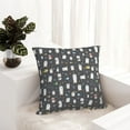 thumbnail image 6 of Pofeuu Lovely Penguin Print Double-sided plush pillowcase Square Throw Pillow Covers Pillows Cover for Living Room Bedroom Sofa Couch Cushion Cover（No pillow core）-22"x22", 6 of 7