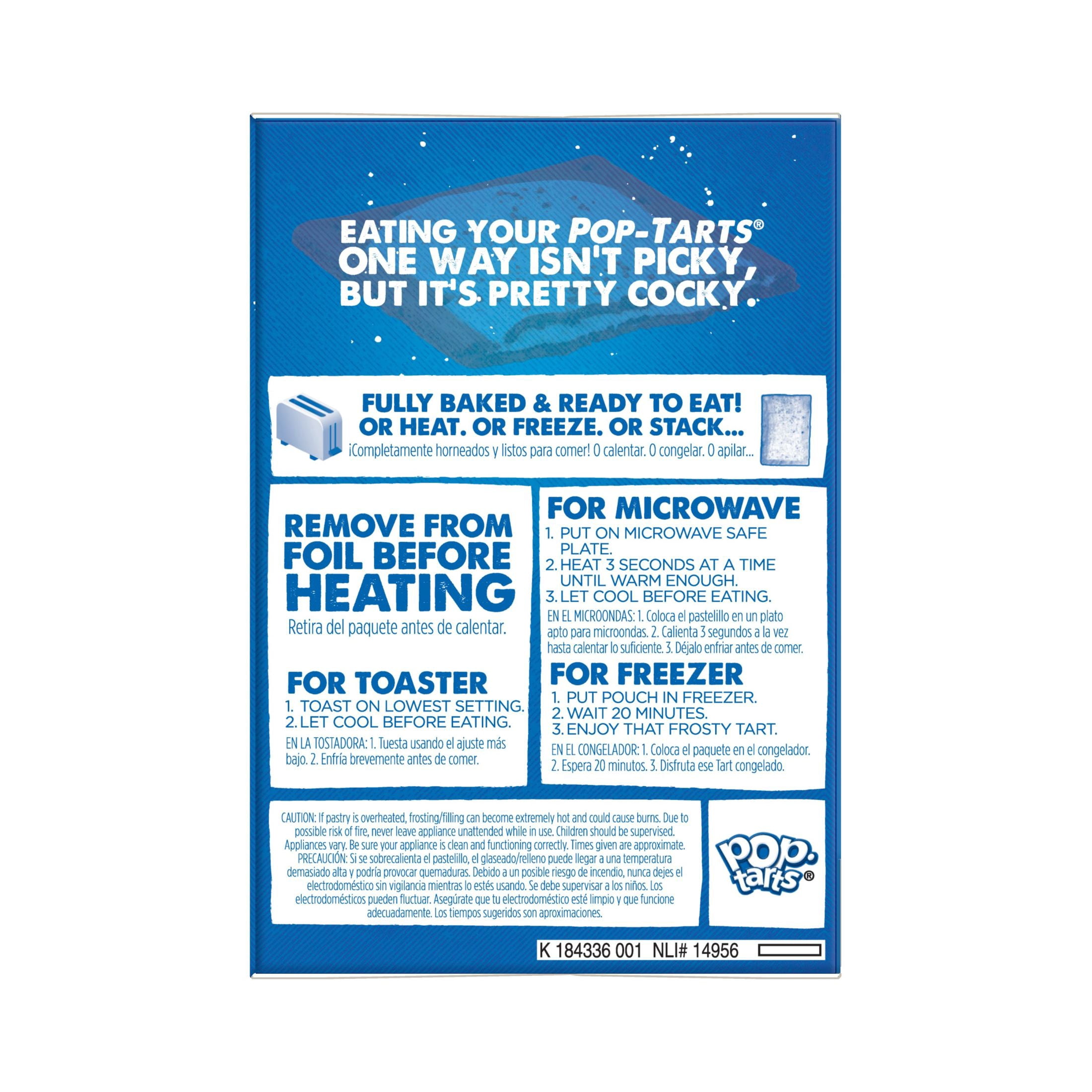 Pop-Tarts Breakfast Toaster Pastries, Frosted Strawberry Flavored, 14.7 oz 8 Ct