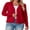 04-Red, variant on JWD Womens Cardigan Open Front Button Down Long Sleeve Knit Sweater Top Lightweight Casual Layering Cardigan Pink White L