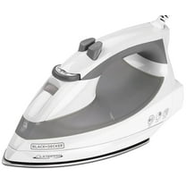 BLACK DECKER QuickPress Steam Iron with Smart Steam Technology, Anti-Drip, Auto Shut-Off, F976
