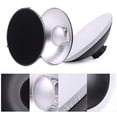 thumbnail image 3 of Dioche 41cm/16 Inch Aluminum Reflector Diffuser Lamp Shade Dish with Reflector Soft Cloth for Studio Strobe Flash Light, 3 of 6