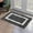 Black, variant on JingChun Clearance Under $2.00 Front Door Mat Indoor Outdoor Entry All Seasons All Weather Door Mat Fade Low Easy To Clean Porch Entry Mat