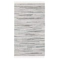 thumbnail image 1 of Safavieh Rag Rug Collection RAR121A Handmade Boho Stripe Cotton Area Rug, 3 x 5, Grey, 1 of 4