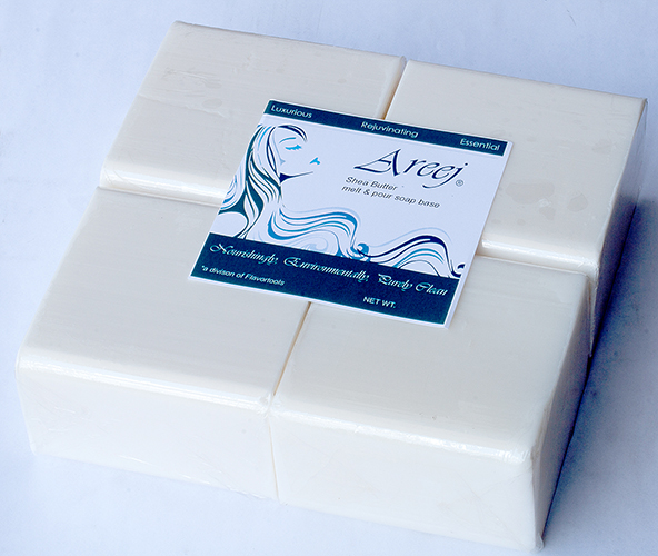 Areej 1 LB Shea Butter Melt and Pour Soap Base