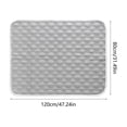 thumbnail image 3 of Cooling Pet Pad for Dogs & Cats with Non-Slide Portable Bottom, Washable Ice Mat & Breathable Design, Suitable for Crate Sofa Floor Travel, 17.7x13.8in by MPOISVA, 3 of 6