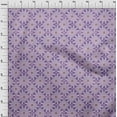 thumbnail image 4 of oneOone Cotton Flex Violet Fabric Asian Ornamental Sewing Material Print Fabric By The Yard 40 Inch Wide, 4 of 5
