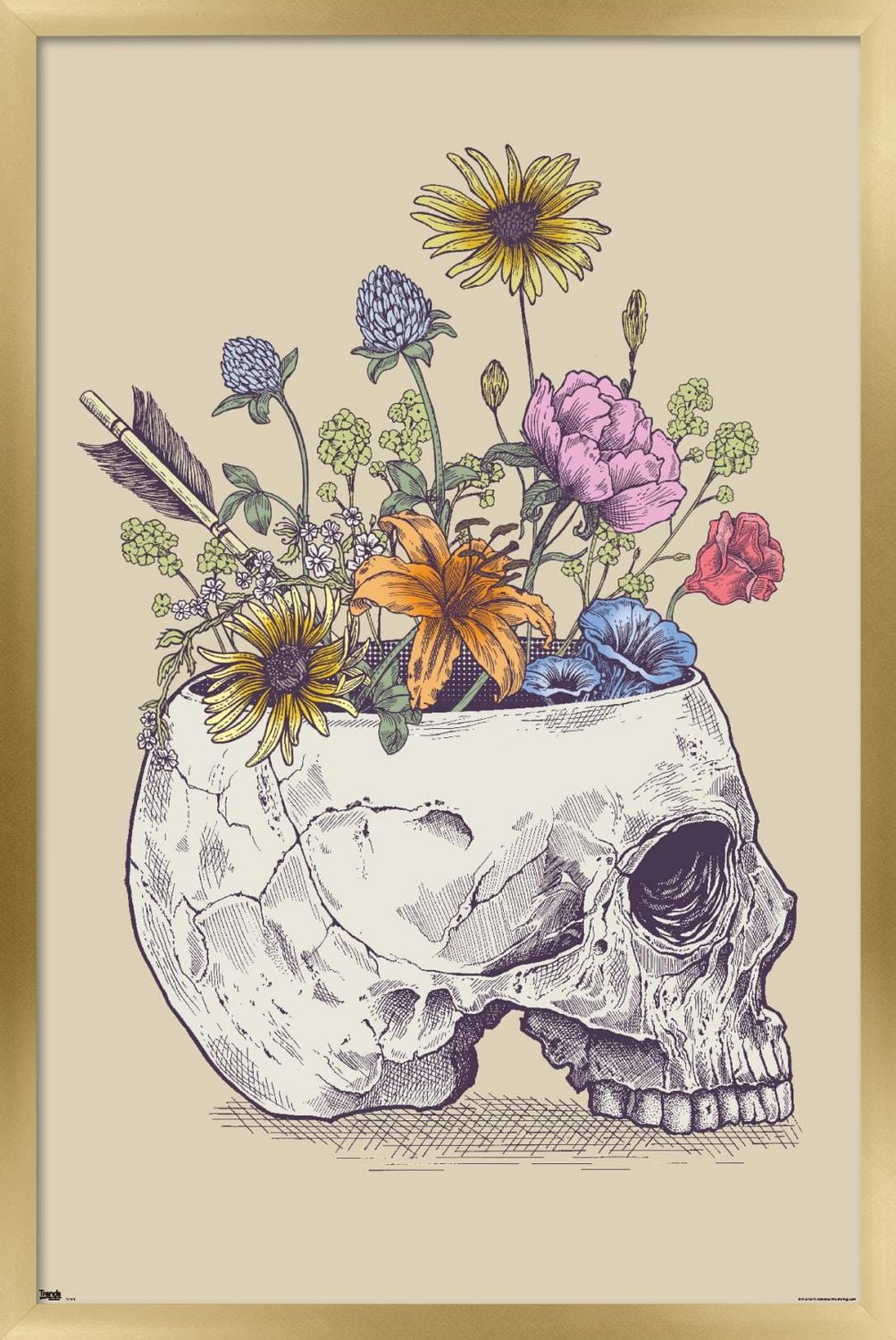 Rachel Caldwell - Crâne de fleur